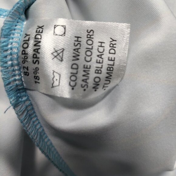 Skirdle "The Skinny Skirt" Classic Collection S Blue & Green Wave Pattern - Picture 9 of 12